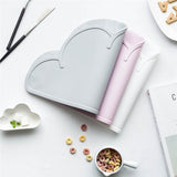 Cloud Shape Placemat - Kids Non Slip Mat Food Grade Silicone Table Pad Plate